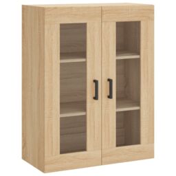 Berkfield Home Highboard Sonoma Oak 69.5x34x180 cm Engineered Wood in Brown - thumbnail 5