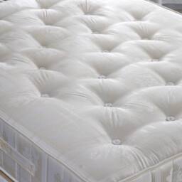 Bedmaster Malmo Wooden Ottoman Bed & Majestic 1000 Pocket Sprung Mattress in White - Size: Double - thumbnail 5