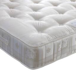 Bedmaster Malmo Wooden Ottoman Bed & Majestic 1000 Pocket Sprung Mattress in White - Size: Double - thumbnail 4