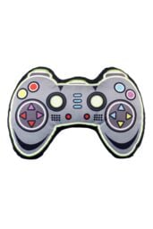 Catherine Lansfield 'Game Over' Glow in the Dark Fleece 3D Shaped Cushion in Black - thumbnail 4