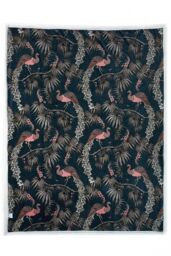 Deyongs Luxury Soft Cosy Warm Fleece Sherpa Large Throw Peacock Blue - Size: 140 cm x 180 cm - thumbnail 4