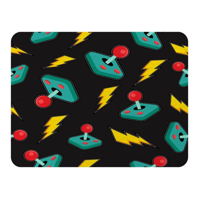 Benjamin Tate Design Retro Video Game Joystick Blanket in Natural - Size: 120 cm x 150 cm - image 1