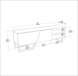 Decorotika Denasse TV Stand TV Unit for TVs up to 60 inch - thumbnail 6