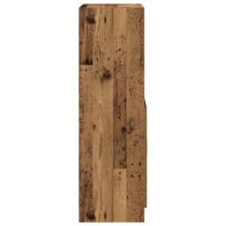 Berkfield Home Kitchen Cabinet Old Wood 57x41.5x131.5 cm Engineered Wood in Brown - thumbnail 6