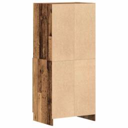 Berkfield Home Kitchen Cabinet Old Wood 57x41.5x131.5 cm Engineered Wood in Brown - thumbnail 7