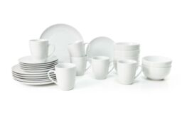 simpa White Porcelain Dinnerware Set - Size: 24 Pack - thumbnail 2