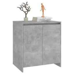 Berkfield Home Sideboard Concrete Grey 70x41x75 cm Engineered Wood - Size: 70 x 41 x 75 cm - thumbnail 4