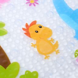 OHS Kids Dinosaur Print PVC Bath Mat Non Slip Strong Suction - thumbnail 5