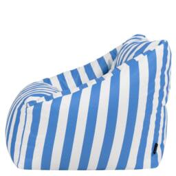 icon Natalia Stripe Soft Woven Kyoto Armchair Bean Bag in Cobalt - thumbnail 5