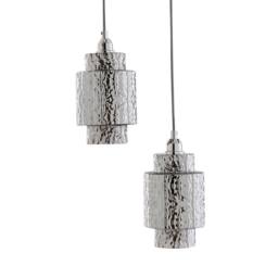 Pagazzi Evelle 5-Light Chrome Cascading Pendant in Silver - thumbnail 4