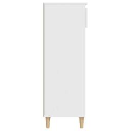 Berkfield Home Shoe Cabinet White 40x36x105 cm Engineered Wood - Size: 40 x 36 x 105 cm - thumbnail 5