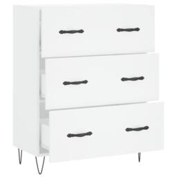 Berkfield Home Sideboard White 69.5x34x90 cm Engineered Wood - thumbnail 6