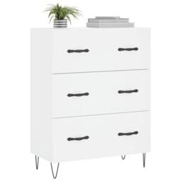 Berkfield Home Sideboard White 69.5x34x90 cm Engineered Wood - thumbnail 3