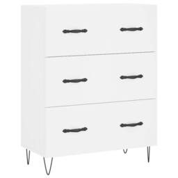 Berkfield Home Sideboard White 69.5x34x90 cm Engineered Wood - thumbnail 1