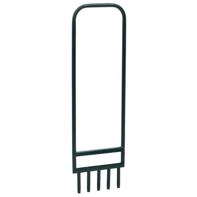 Berkfield Home Lawn Aerator with 5 Hollow Tines Green Powder-coated Steel - image 1