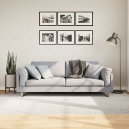 Berkfield Home Rug IZA Short Pile Scandinavian Look Cream 160x230 cm - Size: Medium - thumbnail 1
