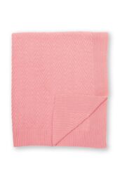 Kite Women's Baby Heirloom Knit Blanket Dusky Pink - thumbnail 1