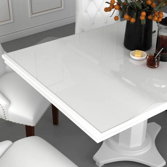 Berkfield Home Table Protector Transparent 140x90 cm 2 mm PVC in Clear - image 1
