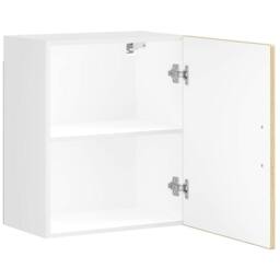 Berkfield Home Kitchen Wall Cabinets 2 pcs¬†Porto Sonoma Oak Engineered Wood in Brown - thumbnail 7