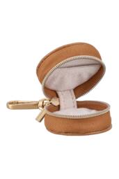 SHEONLY Women's Mini Portable PU Leather Travel Jewellery Box in Brown - thumbnail 1