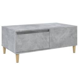 Berkfield Home Decorative Coffee Table Concrete Grey 90x50x36.5 cm Engineered Wood - thumbnail 3