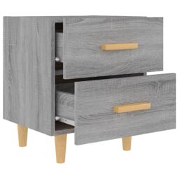 Berkfield Home Bed Cabinets 2 pcs Grey Sonoma 40x35x47.5 cm - thumbnail 5