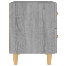 Berkfield Home Bed Cabinets 2 pcs Grey Sonoma 40x35x47.5 cm - thumbnail 4