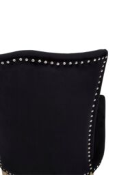 Orsina Velvet Dining Chair, Classic Velvet Chair, Cozy Dining Chair for Dining Room, Living Room, Home, Office in Black - thumbnail 5
