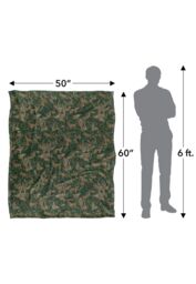 JQ Licensing Jl-Jp Big Game Deer Moose Hunting Pattern 2 Silky Touch Super Soft Throw Blanket 152 X 127 cm in White - thumbnail 5