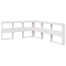 Berkfield Home Decorative Bookcase Bed without Mattress White 140x200cm Solid Wo - Size: 140x200 cm - thumbnail 9