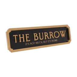 Warner Bros Harry Potter Alumni Street Sign The Burrow - thumbnail 3
