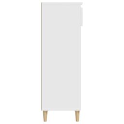 Berkfield Home Shoe Cabinet White 40x36x105 cm Engineered Wood - Size: 40 x 36 x 105 cm - thumbnail 5
