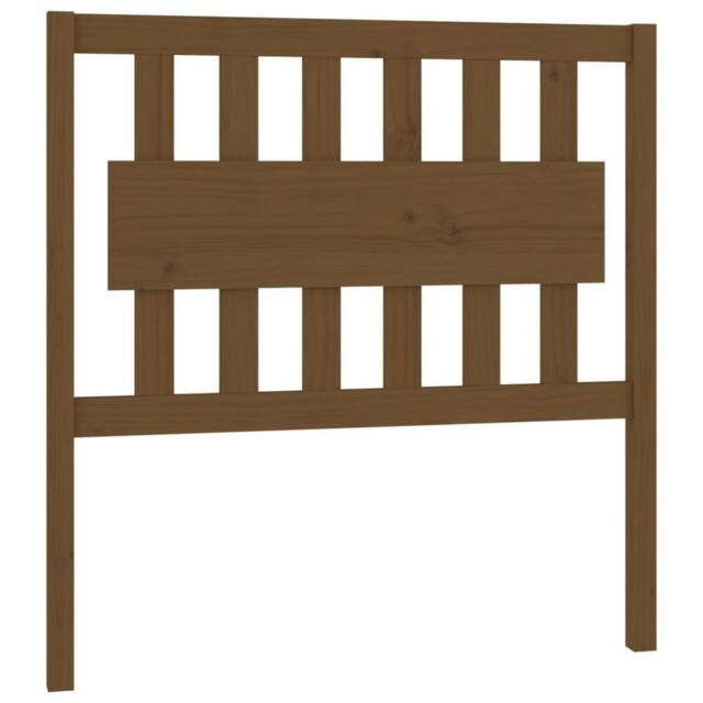 Berkfield Home Bed Headboard Honey Brown 95.5x4x100 cm Solid Wood Pine - image 1