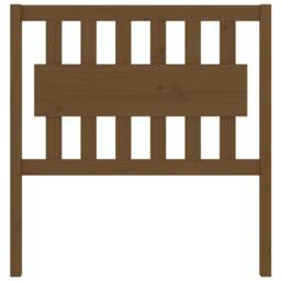 Berkfield Home Bed Headboard Honey Brown 95.5x4x100 cm Solid Wood Pine - thumbnail 3