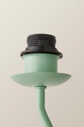 ValueLights Wiggle Moss Green Metal Table Lamp Base - thumbnail 3