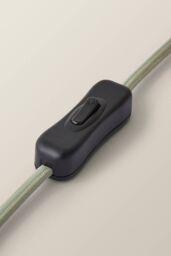 ValueLights Wiggle Moss Green Metal Table Lamp Base - thumbnail 4