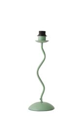 ValueLights Wiggle Moss Green Metal Table Lamp Base - thumbnail 5