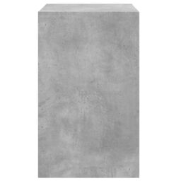 Berkfield Home Shoe Cabinet Concrete Grey 60x42x69 cm Engineered Wood - Size: 60 x 42 x 69 cm - thumbnail 6