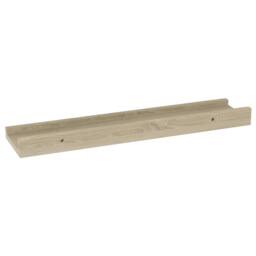 Berkfield Home Decorative Wall Shelves 2 pcs Sonoma Oak 40x9x3 cm in Light Tan - Size: 40 x 9 x 3 cm - thumbnail 6