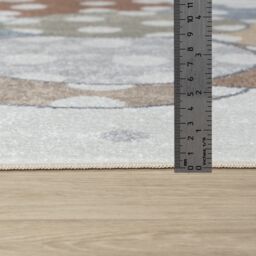 Livabliss Lilian Kids Multicoloured Beige Grey Washable Rug for Children's Rooms - Size: 160 cm x 215 cm - thumbnail 8