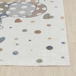 Livabliss Lilian Kids Multicoloured Beige Grey Washable Rug for Children's Rooms - Size: 160 cm x 215 cm - thumbnail 5