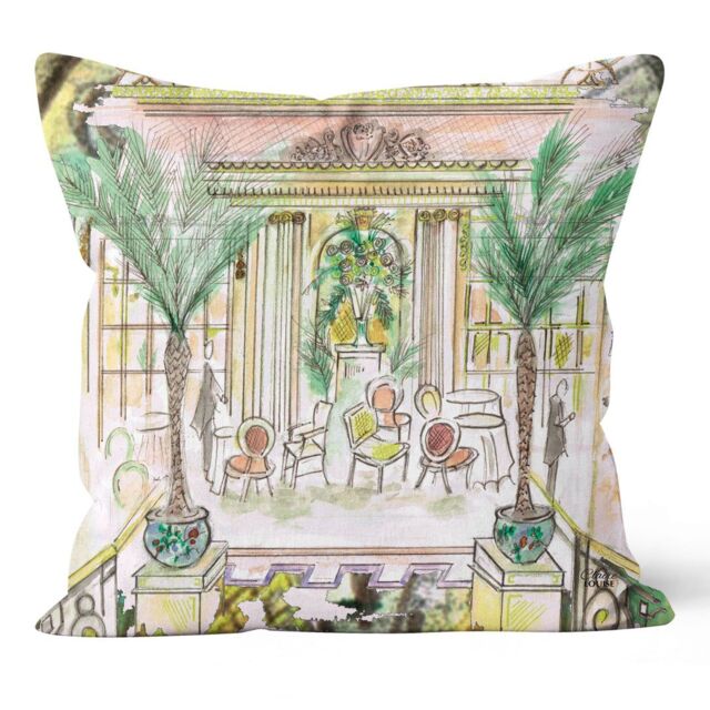 Claire Louise Afternoon Tea at The Ritz 45cm x 45cm Double Sided Cushion - Size: 45 cm x 45 cm - image 1