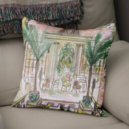 Claire Louise Afternoon Tea at The Ritz 45cm x 45cm Double Sided Cushion - Size: 45 cm x 45 cm - thumbnail 2
