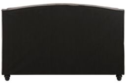 Orsina Josephine Velvet Kingsize Bed in Grey - Size: King - thumbnail 2