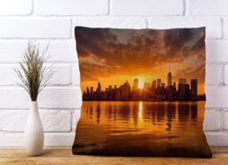Warren Reed - Designer Sunrise In The City Cushions - Size: 45 cm x 45 cm - thumbnail 2