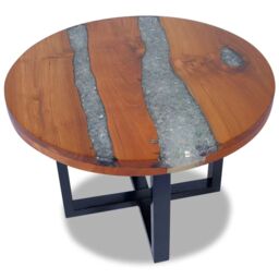 Berkfield Home Coffee Table Teak Resin 60 cm