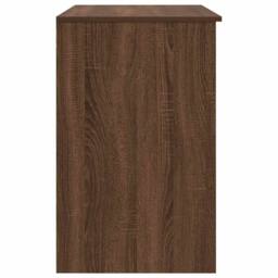 Berkfield Home Desk Brown Oak 86x49x76 cm Engineered Wood - Size: 86 x 49 x 76 cm - thumbnail 7