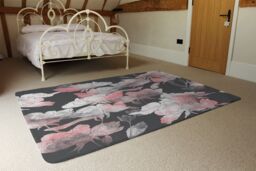 Benjamin Tate Design Imprints Flowers & Leaves Of Wild Rose Rug in Natural - Size: Large - thumbnail 3