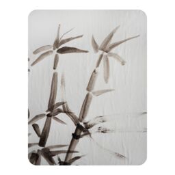 Benjamin Tate Design Japanese painting of bamboo Designer Blanket in Natural - Size: 120 cm x 150 cm - thumbnail 1