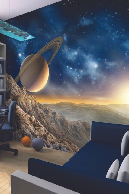 Origin Murals Galaxy Wall Mural - Size: W350 cm x H280 cm - image 1